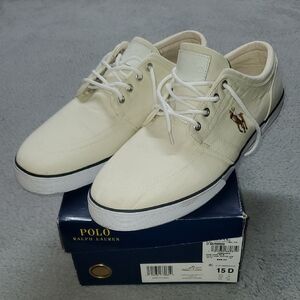 Polo by Ralph Lauren Men's Off-White Sneakers